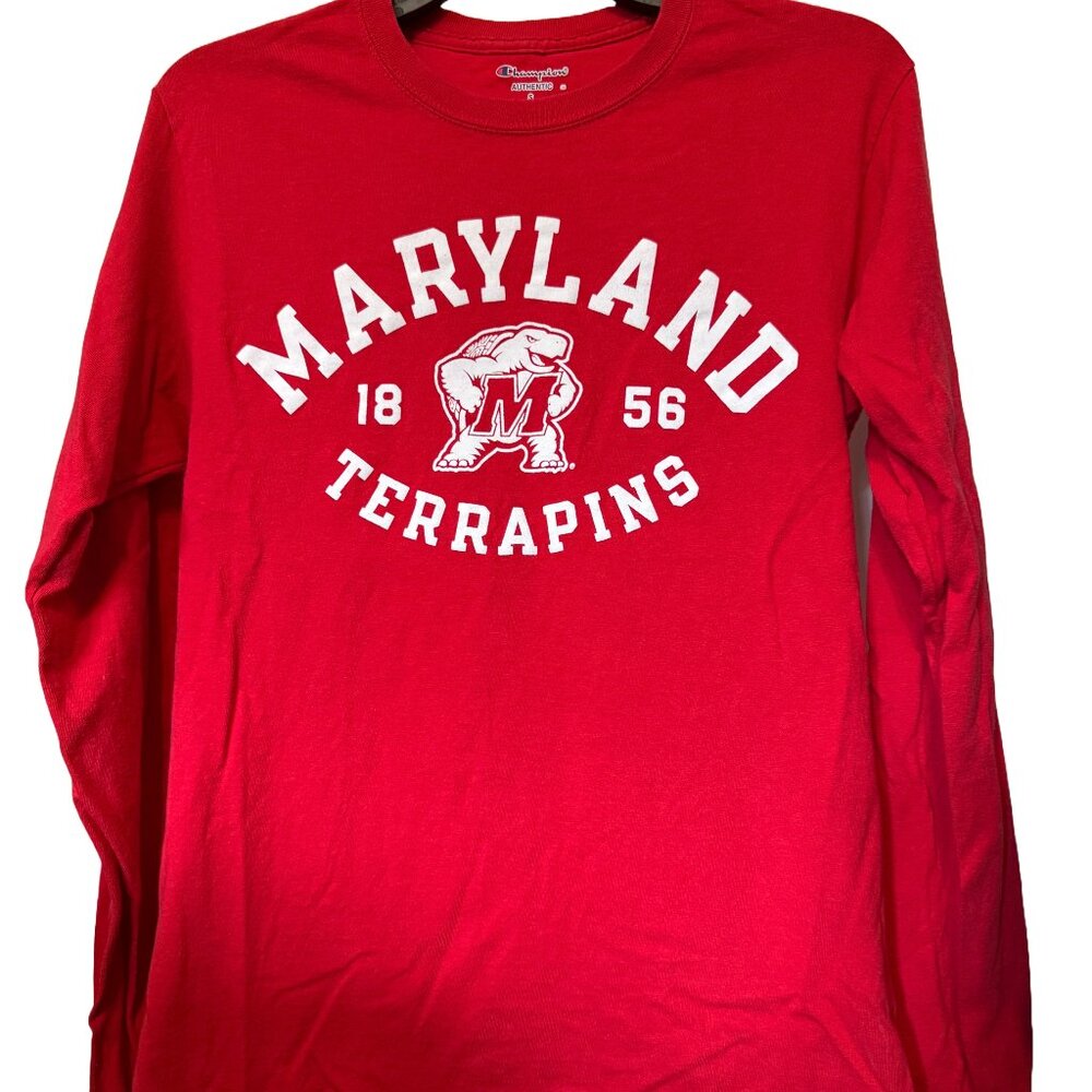 University of Maryland College Park Terrapins Champion Long-Sleeve Tee Shirt, Sm